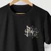 Camiseta Destiny preta algodão peruano - ASAS