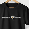 Camiseta Embrace The Journey preta algodão peruano - ASAS
