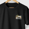 Camiseta Fita Cassete Floral preta algodão peruano - ASAS