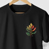 Camiseta Folhagem preta algodão peruano - ASAS