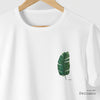 Camiseta Folhagem branca algodão peruano - ASAS