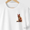 Camiseta Gato de Folhas branca algodão peruano - ASAS
