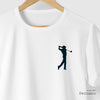 Camiseta Golf branca algodão peruano - ASAS