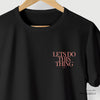 Camiseta Lets do This Thing preta algodão peruano - ASAS