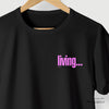 Camiseta Living preta algodão peruano - ASAS