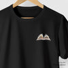 Camiseta Livro Aberto preta algodão peruano - ASAS