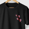 Camiseta Love Bordado preta algodão peruano - ASAS