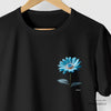 Camiseta Margarida preta algodão peruano - ASAS