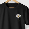 Camiseta Margarida preta algodão peruano - ASAS