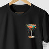 Camiseta Martini Vintage preta algodão peruano - ASAS