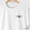 Camiseta MINI HÉLICE DEAVIÃO - BRANCA - (ALGODÃO PERUANO)