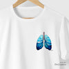 Camiseta Ocean Lung 1 branca algodão peruano - ASAS