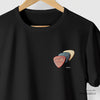 Camiseta Palhetas preta algodão peruano - ASAS