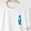 Camiseta Prancha branca algodão peruano - ASAS