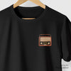 Camiseta RADIO RETRÔ - PRETA - (ALGODÃO PERUANO)