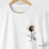 Camiseta Raio X Rose branca algodão peruano - ASAS