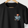 Camiseta Robô Ted preta algodão peruano - ASAS