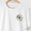 Camiseta Dos Ventos branca algodão peruano - ASAS