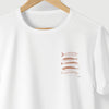 Camiseta Sardine Fish branca algodão peruano - ASAS