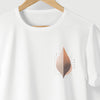 Camiseta Sheet Geometric branca algodão peruano - ASAS