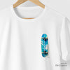 Camiseta Skate Street branca algodão peruano - ASAS