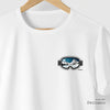 Camiseta Ski View branca algodão peruano - ASAS