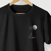 Camiseta Sunset Coconut preta algodão peruano - ASAS