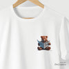 Camiseta Ted Journal branca algodão peruano - ASAS
