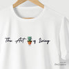 Camiseta The Art branca algodão peruano - ASAS