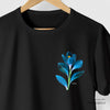 Camiseta Tulipa preta algodão peruano - ASAS