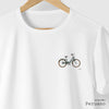 Camiseta Vintage Bike branca algodão peruano - ASAS