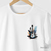 Camiseta ViolÃo branca algodão peruano - ASAS