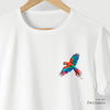 Camiseta Voo de Arara branca algodão peruano - ASAS