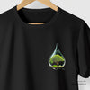 Camiseta Water Tree preta algodão peruano - ASAS