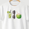 Camiseta Brasil 3 Moods branca algodão peruano - ASAS