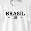 Camiseta Brasil Est. 1822 algodão peruano - ASAS