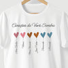 Camiseta Corações da Vovó branca algodão 100% - ASAS
