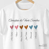 Camiseta Corações da Vovó branca algodão peruano - ASAS