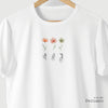 Camiseta Minhas Flores Presente para Mãe algodão peruano - ASAS