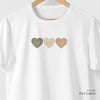 Camiseta Letra do Nome e Coração algodão peruano - ASAS
