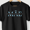 Camiseta Mãe e Filhos Cores preta algodão 100% - ASAS
