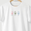 Camiseta Mãos dos Filhos algodão 100% - Dia dos Pais ASAS