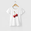 Camiseta Cereja branca algodão premium - ASAS