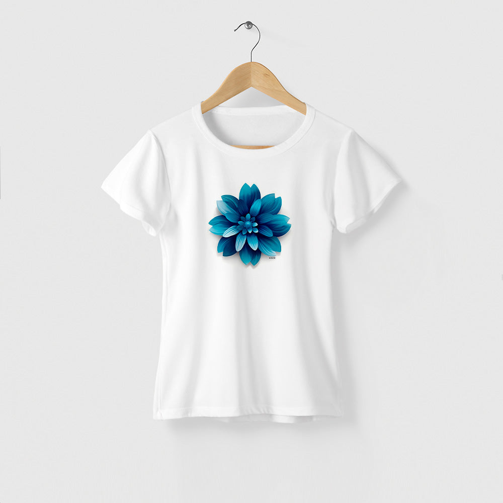 Camiseta Feminina Tinta Flowers