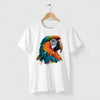 Camiseta Arara Cores branca algodão premium - ASAS