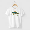 Camiseta CamaleÃo branca algodão premium - ASAS