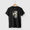 Camiseta Câmera Floral preta algodão premium - ASAS