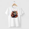 Camiseta Coruja Floral branca algodão premium - ASAS
