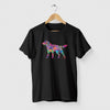 Camiseta Dog Color preta algodão premium - ASAS