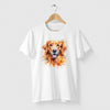 Camiseta Golden Retriver branca algodão premium - ASAS